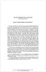 Pliny the Elder on Ceylon